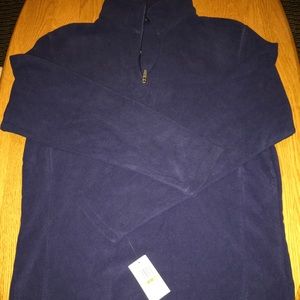 Blue fleece shirt